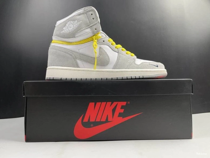 Cheap TBK Smoke Switch Jordan 1 Air Light High CW6576-100 0712